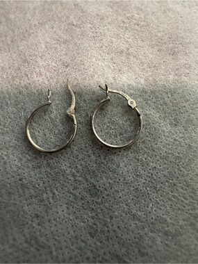 Sterling Silver Hoop Earrings – Classic Small Silver Hoops
